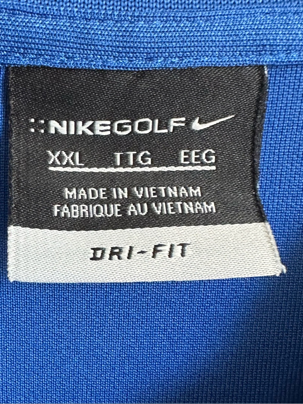 2 Nike Golf Dri-FIT Polo Shirts Blue & Green Short Sleeve Men’s XXL Bundle - Picture 7 of 16